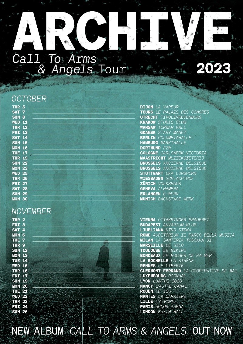 Archive, la tournée reportée fin 2023