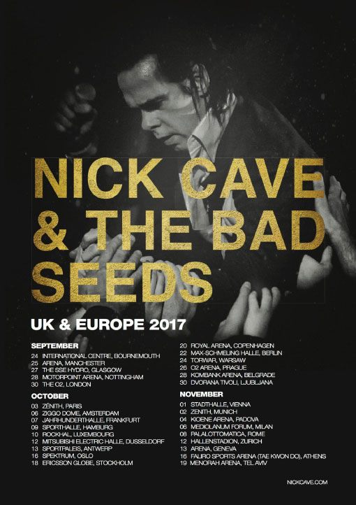 Nick Cave & the Bad Seeds en concert en France
