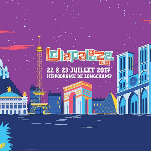 Festival Lollapalooza à Paris en juillet