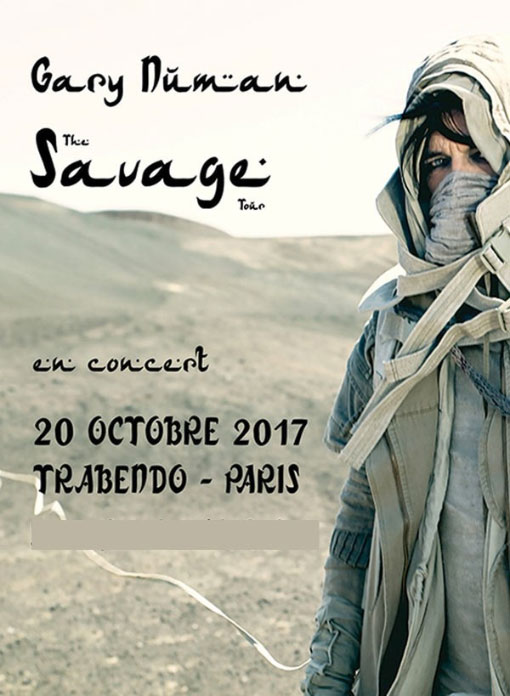 Gary Numan : concert à Paris en octobre