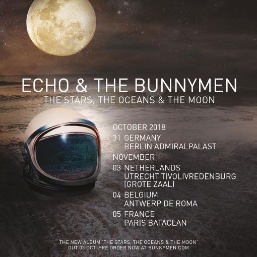 Echo & The Bunnymen au Bataclan le 5 novembre