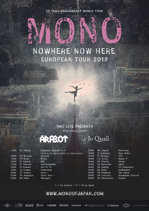 Une tournée européenne pour MONO