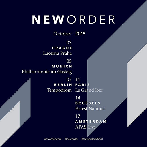 New Order en concert à Paris !