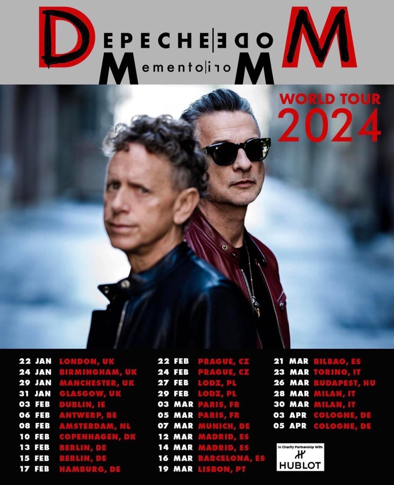 Depeche Mode : les dates de la tournée européenne 2024