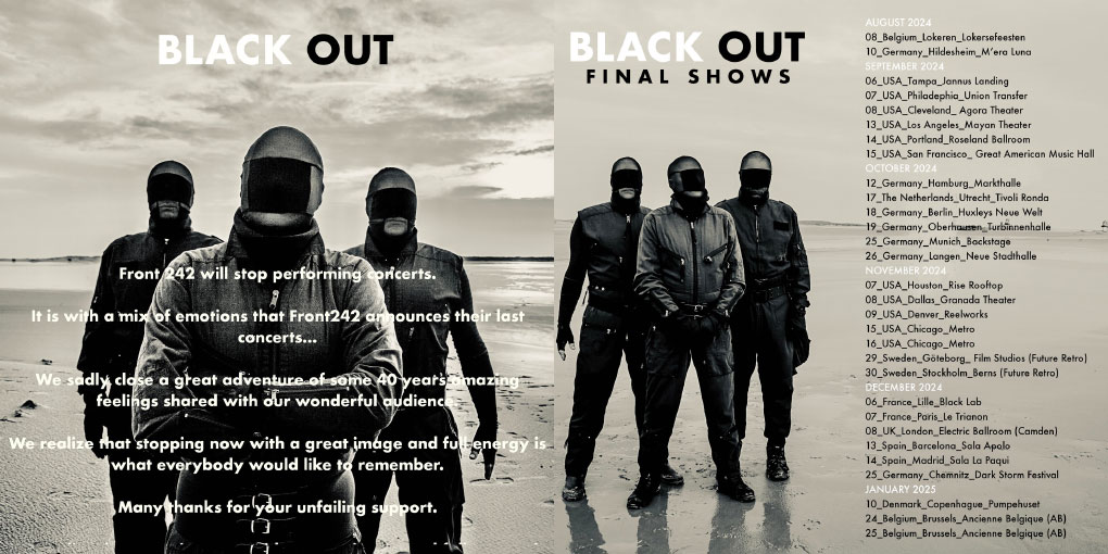 Front 242 : annonce la fin des concerts