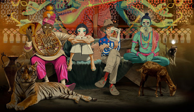 Paul Simonon, Johnny Marr et... Mark E Smith sur le nouvel album de Gorillaz