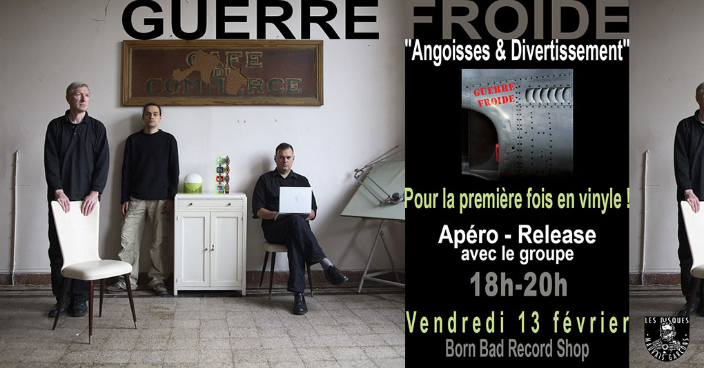 Guerre Froide r&eacute;&eacute;dition d'"Angoisses & Divertissement" en vinyl