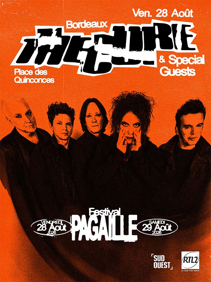 The Cure en concert &agrave; Bordeaux cet &eacute;t&eacute; !