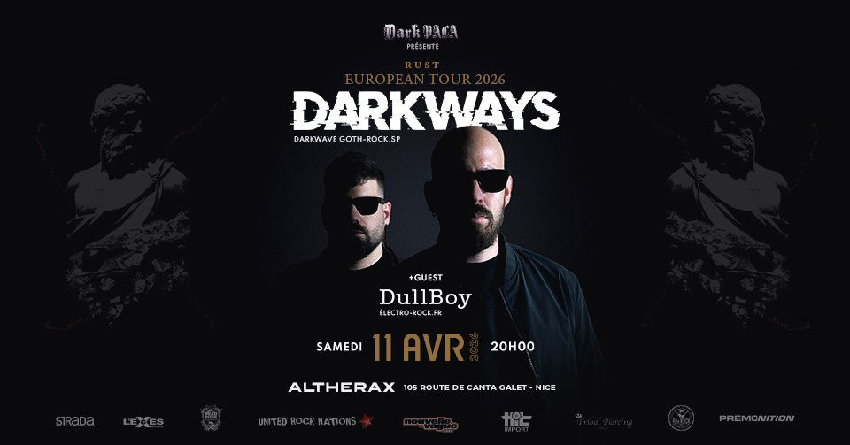 Des concerts et des soir&eacute;es en pagaille ce soir dont Darkways &agrave; Nice !