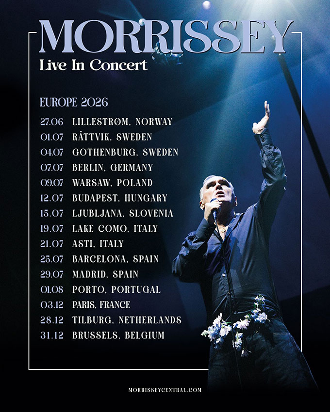 Morrissey en concert &agrave; Paris !