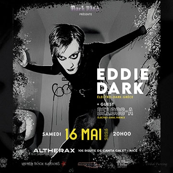 Eddie Dark en concert &agrave; Nice samedi 16/05